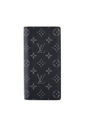 Louis Vuitton Brazza Wallet Monogram Eclipse Canvas (view 1)