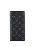 Louis Vuitton 100% Coatead Canvas Black Brazza Wallet Monogram Eclipse Canvas One size - photo 1