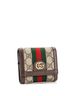 Gucci 100% Coatead Canvas Brown Ophidia Card Case Wallet GG Coated Canvas One size - photo 3