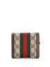 Gucci 100% Coatead Canvas Brown Ophidia Card Case Wallet GG Coated Canvas One size - photo 4