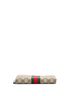 Gucci 100% Coatead Canvas Brown Bee Web Zip Around Wallet GG Coated Canvas One size - photo 2