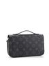 Louis Vuitton 100% Coatead Canvas Black Zippy Wallet Monogram Eclipse Canvas XL One size - photo 3
