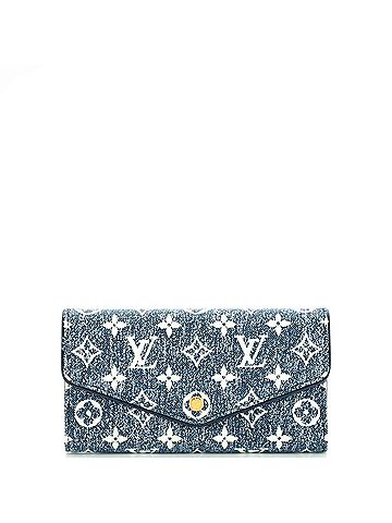 Louis Vuitton Sarah Wallet NM Monogram Jacquard Denim (view 1)