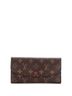 Louis Vuitton 100% Coatead Canvas Red Emilie Wallet Monogram Canvas One size - photo 1