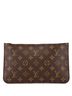 Louis Vuitton 100% Coatead Canvas Brown Neverfull Pochette Monogram Canvas Large One size - photo 1