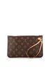 Louis Vuitton 100% Coatead Canvas Brown Neverfull Pochette Monogram Canvas Large One size - photo 4