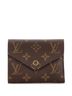 Louis Vuitton 100% Coatead Canvas Brown Victorine Wallet Monogram Canvas One size - photo 1