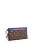 Louis Vuitton 100% Coatead Canvas Brown Outdoor Ribbon Pochette Monogram Canvas One size - photo 3