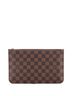 Louis Vuitton 100% Coatead Canvas Brown Neverfull Pochette Damier Large One size - photo 1
