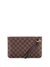 Louis Vuitton 100% Coatead Canvas Brown Neverfull Pochette Damier Large One size - photo 4