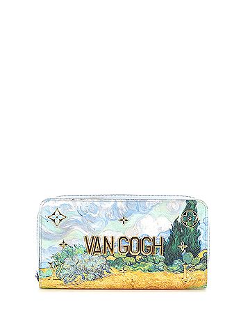 Louis Vuitton Zippy Wallet Limited Edition Jeff Koons Van Gogh Print Canvas (view 1)