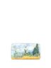 Louis Vuitton 100% Coatead Canvas Blue Zippy Wallet Limited Edition Jeff Koons Van Gogh Print Canvas One size - photo 4