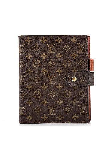 Louis Vuitton Ring Agenda Cover Monogram Canvas GM (view 1)