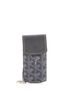 Goyard Gray Portier Key Pouch Coated Canvas and Leather Detail GM One size - photo 1