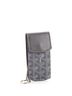 Goyard Gray Portier Key Pouch Coated Canvas and Leather Detail GM One size - photo 3
