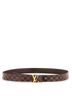 Louis Vuitton 100% Coatead Canvas Brown LV Initiales Belt Damier Thin One size - photo 2