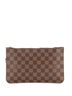Louis Vuitton 100% Coatead Canvas Brown Neverfull Pochette Damier Large One size - photo 1