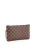 Louis Vuitton 100% Coatead Canvas Brown Neverfull Pochette Damier Large One size - photo 3