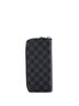 Louis Vuitton 100% Coatead Canvas Black Zippy Wallet Damier Graphite Vertical One size - photo 4