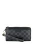 Louis Vuitton 100% Coatead Canvas Black Zippy Dragonne Wallet Damier Graphite One size - photo 1