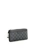 Louis Vuitton 100% Coatead Canvas Black Zippy Dragonne Wallet Damier Graphite One size - photo 3