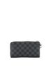 Louis Vuitton 100% Coatead Canvas Black Zippy Dragonne Wallet Damier Graphite One size - photo 4