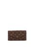 Louis Vuitton 100% Coatead Canvas Brown Sarah Wallet NM Monogram Canvas One size - photo 1