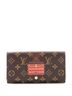 Louis Vuitton 100% Coatead Canvas Brown Sarah Wallet Limited Edition Monogram Canvas One size - photo 1