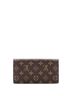 Louis Vuitton 100% Coatead Canvas Brown Sarah Wallet Limited Edition Monogram Canvas One size - photo 4