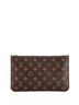Louis Vuitton 100% Coatead Canvas Brown Neverfull Pochette Monogram Canvas Large One size - photo 1