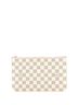 Louis Vuitton 100% Coatead Canvas White Neverfull Pochette Damier Large One size - photo 1