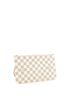 Louis Vuitton 100% Coatead Canvas White Neverfull Pochette Damier Large One size - photo 3