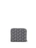 Goyard 100% Coatead Canvas Gray Matignon Zip Wallet Coated Canvas with Leather PM One size - photo 4