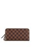 Louis Vuitton 100% Coatead Canvas Brown Insolite Wallet Damier One size - photo 1