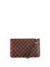Louis Vuitton 100% Coatead Canvas Brown Neverfull Pochette Damier Large One size - photo 4