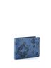Louis Vuitton 100% Coatead Canvas Blue Slender Wallet Limited Edition Aquagarden Monogram Canvas One size - photo 3