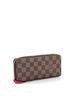 Louis Vuitton 100% Coatead Canvas Brown Zippy Wallet Damier One size - photo 3