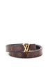 Louis Vuitton 100% Coatead Canvas Brown LV Iconic Reversible Belt Monogram Canvas Thin One size - photo 1