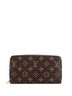 Louis Vuitton 100% Coatead Canvas Brown Zippy Wallet Monogram Canvas One size - photo 1