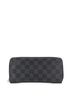 Louis Vuitton 100% Coatead Canvas Black Zippy Wallet Damier Graphite Vertical One size - photo 1