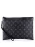 Louis Vuitton 100% Coatead Canvas Black Pochette To-Go Monogram Eclipse Canvas MM One size - photo 1