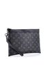 Louis Vuitton 100% Coatead Canvas Black Pochette To-Go Monogram Eclipse Canvas MM One size - photo 3