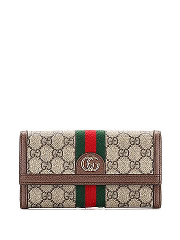 Gucci Ophidia Continental Wallet GG Coated Canvas (view 1)