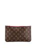 Louis Vuitton 100% Coatead Canvas Brown Neverfull Pochette Monogram Canvas Large One size - photo 1