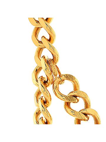 Chanel Vintage Medallion Logo Chain Belt Metal (view 2)