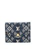 Louis Vuitton 100% Cotton Blue Victorine Wallet Limited Edition Since 1854 Monogram Jacquard One size - photo 1