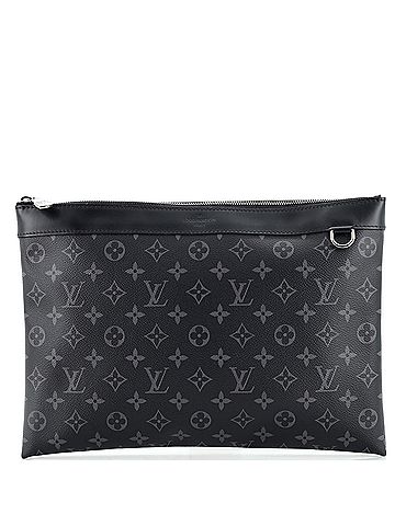 Louis Vuitton Discovery Pochette Monogram Eclipse Canvas GM (view 1)