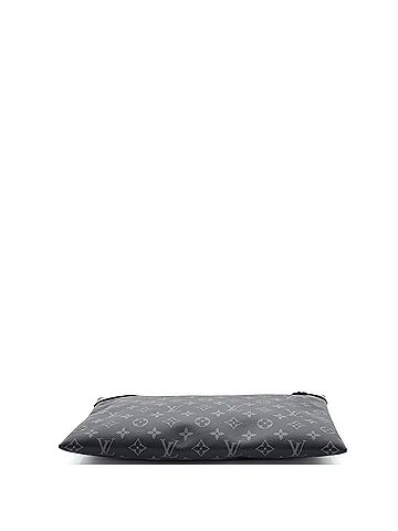 Louis Vuitton Discovery Pochette Monogram Eclipse Canvas GM (view 2)