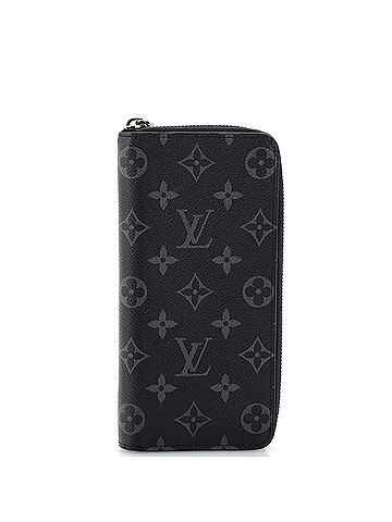 Louis Vuitton Zippy Wallet Monogram Eclipse Canvas Vertical (view 1)