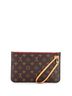 Louis Vuitton 100% Coatead Canvas Brown Neverfull Pochette Damier Large One size - photo 4